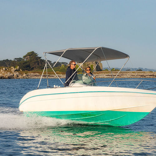 Bimini top para barco - Bi Summertop - NVequipment - para caseta del timón / estructura de aluminio / de fibra acrílica