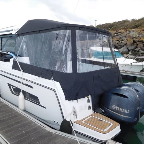 Toldo para barco - Side  - NVequipment - para caseta del timón / transparente