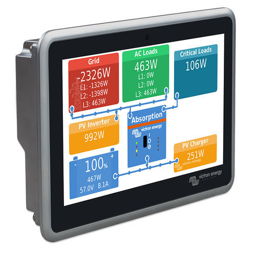 Panel de mando y control para barco - Ekrano GX - Victron Energy - para batería / táctil