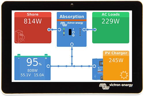 Visualizador para barco - GX Touch series - Victron Energy - de supervisión / táctil