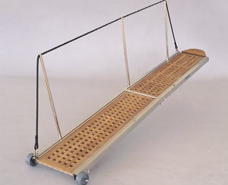 Pasarela para barco - Cooney Marine - plegable / manual / de teca