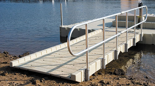 Pasarela para pantalán - 404010EZ  - EZ Dock - para canoa-kayak / de polietileno / con baranda