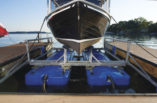 Ascensor de barcos - SHALLOW WATER™ - HydroHoist - flotante / de acero galvanizado