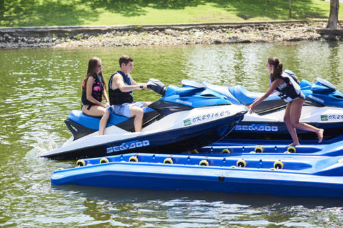 Pantalán flotante - HP EXTREME™ - HydroHoist - para amarre en seco de motos acuáticas / para puerto deportivo / de plástico