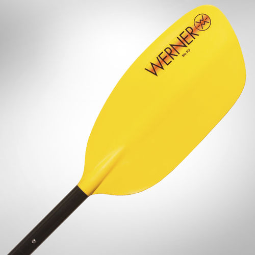 Pala para kayak - RIO FG - Werner Paddles - de aguas bravas / asimétrica / doble