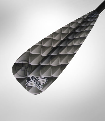 Pala para tabla de stand-up paddle - ZEN 95: HOOKED - Werner Paddles - de pesca / simétrica / simple
