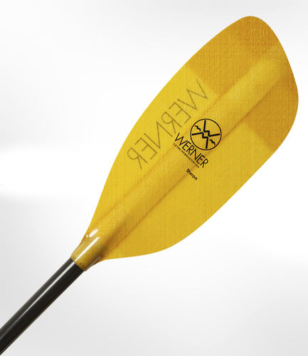 Pala para kayak - SHERPA - Werner Paddles - de aguas bravas / asimétrica / doble
