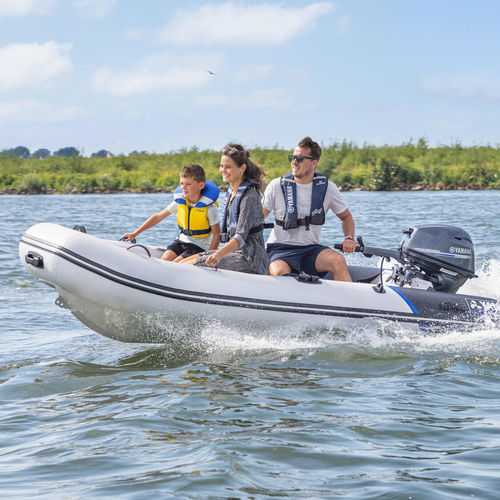 Embarcación neumática fueraborda - YAM 350TAf - Yamaha Motor Europe - Marine - de pesca / de aluminio