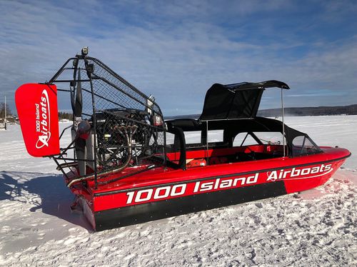 Hidrodeslizador comercial - 24' Caravan - 1000 Island Airboats - de transporte de pasajeros / turístico