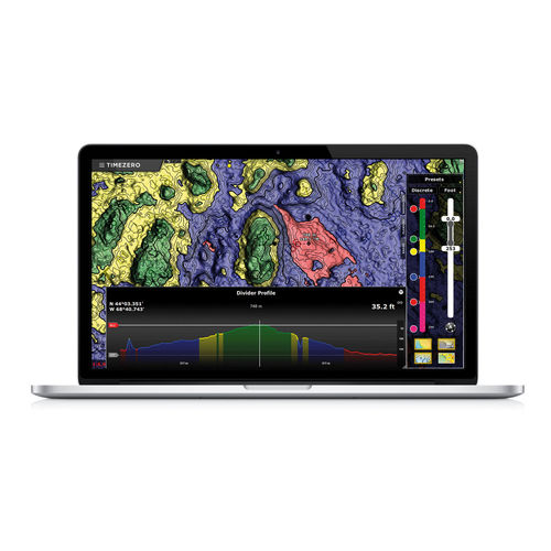 Software de navegación - TZ Professional - MaxSea International - marino