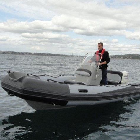 Embarcación neumática fueraborda - Vesta V-500 - Adventure Inflatable boats - semirrígida / open / con consola lateral
