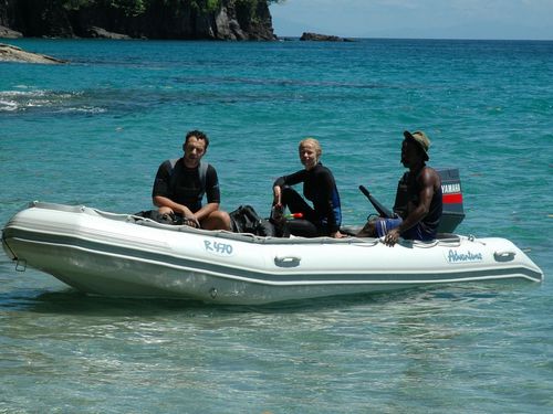 Barco profesional fueraborda - R-470 - Adventure Inflatable boats - embarcación neumática semirrígida