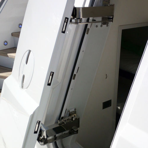 Puerta deslizante integrada - T48 - Allufer tempesta - para yate / automática / semiautomática