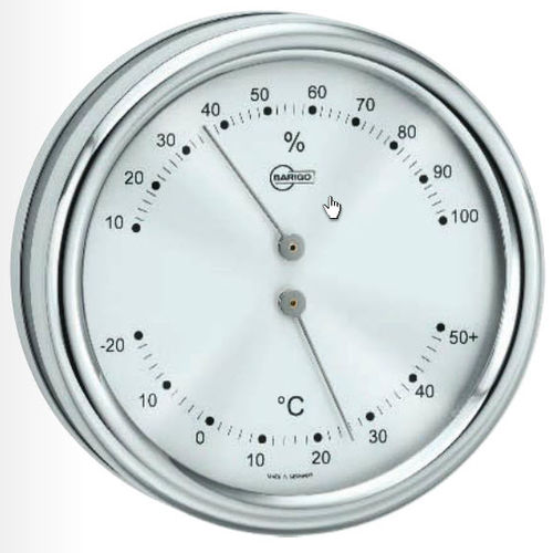 Termómetro analógico - 829CR - Barigo - higrómetro / de acero inoxidable / °C