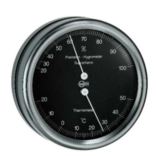 Termómetro analógico - 829 - Barigo - higrómetro / de acero inoxidable / °C