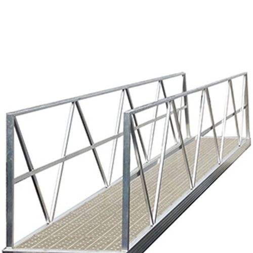 Pasarela para pantalán - CANDOCK - manual / de aluminio / con baranda