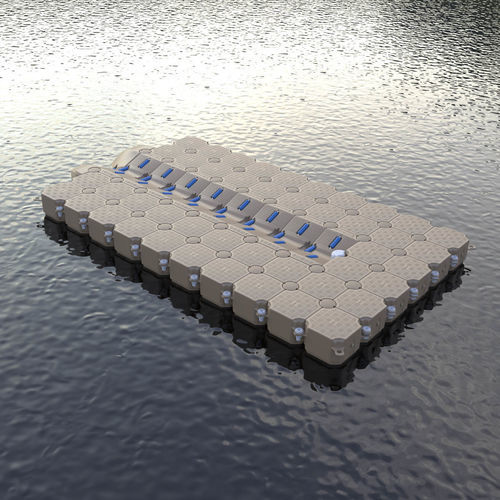 Pantalán flotante - 18 ft - CANDOCK - modular / para amarre en seco / para puerto deportivo