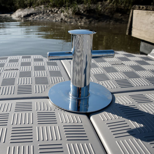 Bolardo de amarre para barco - C03-000111 - CANDOCK - para pantalán / simple / de acero inoxidable