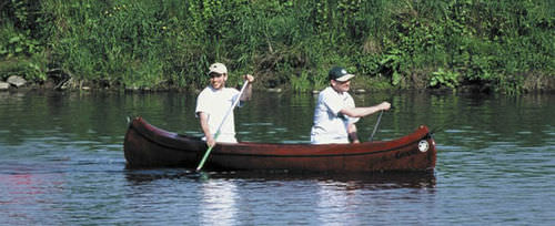 Canoa canadiense - CANOKI 400 - Gatz Kanus - para 2 personas / roja / verde