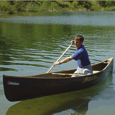 Canoa canadiense - 500 - Gatz Kanus - 4 plazas / para adulto / negra