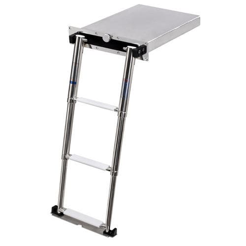 Escalera para barco - 1002-003ecc - DOUGLAS MARINE - abatible / telescópica / de baño