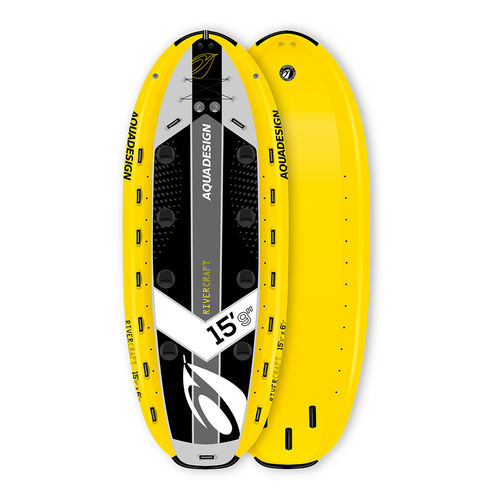 Tabla de SUP hinchable - RIVERCRAFT 15'9 - AQUADESIGN - de race / de surf / de aguas tranquilas