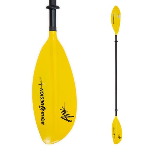 Pala para kayak - ATTAK 1 - AQUADESIGN - de recreo / asimétrica / doble