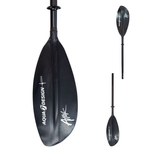 Pala para kayak - ATTAK 2 - AQUADESIGN - de recreo / asimétrica / doble