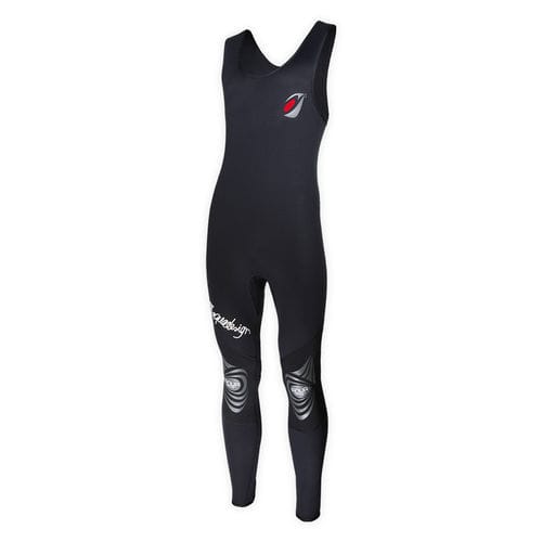 Traje húmedo para deportes náuticos - MOOK 4 - AQUADESIGN - integral / long john / body