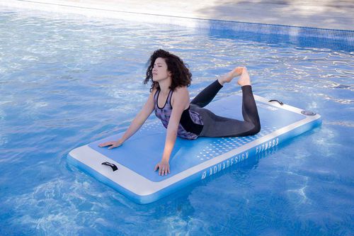 Tabla de SUP hinchable - FITNESS BOARD 7'3" - AQUADESIGN - para fitness / nivel principiante / multicolor