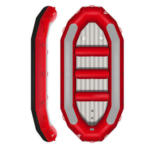Raft para 9 personas - RAPTOR 425 ROUGE  - AQUADESIGN - de aguas bravas