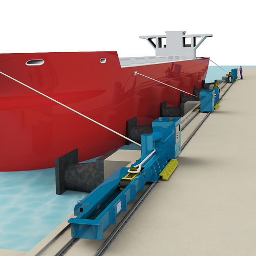 Sistema de amarre automática para buque - DynaMoor - Trelleborg Marine and Infrastructure - para terminal portuaria