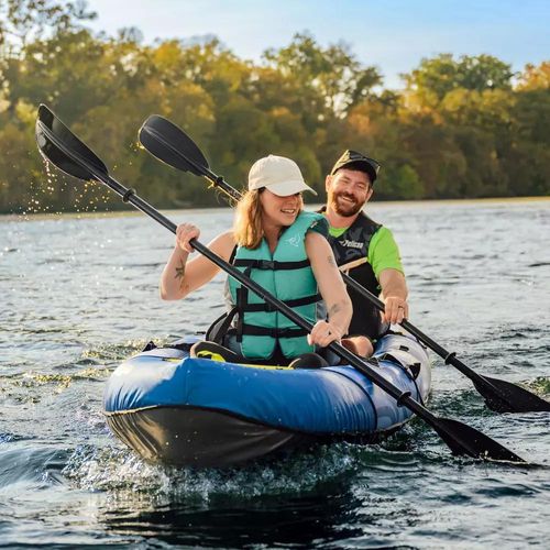 Kayak sit-on-top - iESCAPE 110 - Pelican International - hinchable / de recreo / para adulto