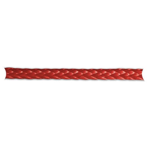 Cuerda multiusos - 12-STRAND - English Braids - dobles trenzadas / alma de poliéster / roja