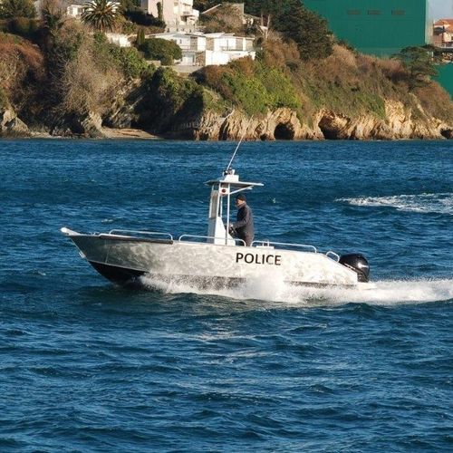 Barco profesional barco de vigilancia - M620 - MOGGARO ALUMINIUM YACHTS - hidrojet intraborda / de aluminio