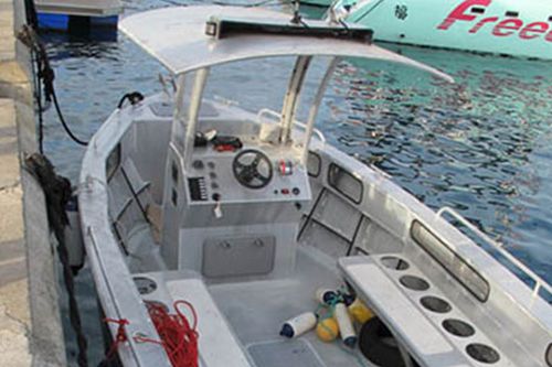 Barco profesional embarcación de apoyo al buceo - M900 - MOGGARO ALUMINIUM YACHTS - hidrojet intraborda / de aluminio