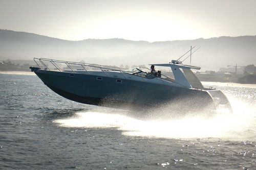 Barco profesional barco de vigilancia - INTERCEPTORA M1250 - MOGGARO ALUMINIUM YACHTS - hidrojet intraborda / de aluminio