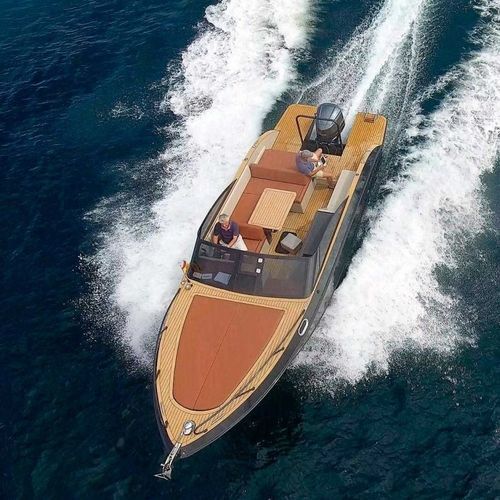 Barco open fueraborda - M800 J - MOGGARO ALUMINIUM YACHTS - 12 personas máx. / con camarote / con solárium