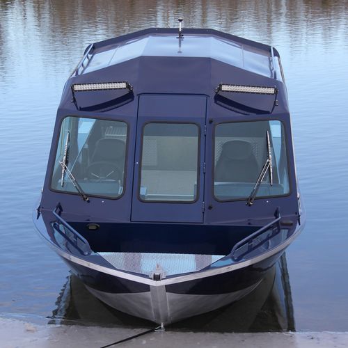 Runabout hidrojet - HAIDA OUTBOARD - OUTLAW EAGLE MANUFACTURING - eléctrico / escalonado / con doble consola