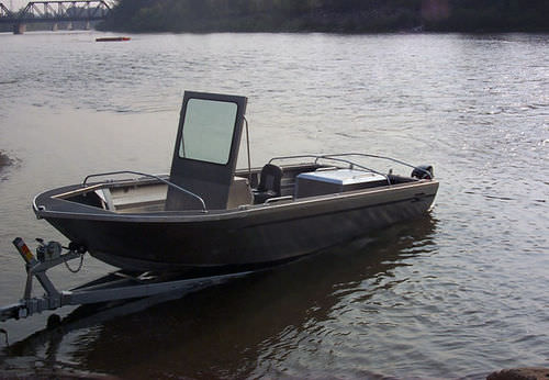 Barco open fueraborda - TOMCAT SJ - OUTLAW EAGLE MANUFACTURING - de pesca deportiva