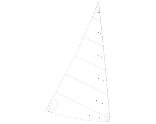 Vela mayor - 2196 - NENUPHAR - para vela ligera