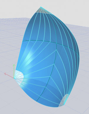 Spinnaker - 2025_505 - NENUPHAR - para vela ligera / corte triradiale / 505
