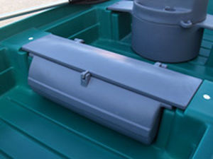 Banqueta para barco - Locker  - FunYak - negra / gris / con cofre