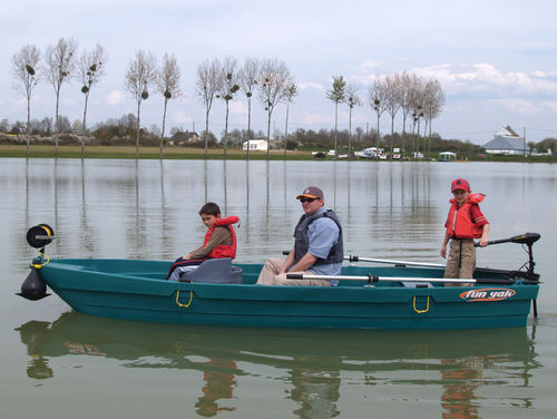 Bote auxiliar fueraborda - FY 440 - FunYak - open / de pesca / 7 personas máx.
