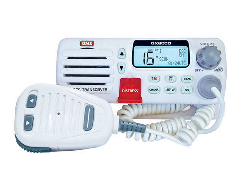 Radio para barco - GX600D - GME electrophones - fija / VHF / IP67
