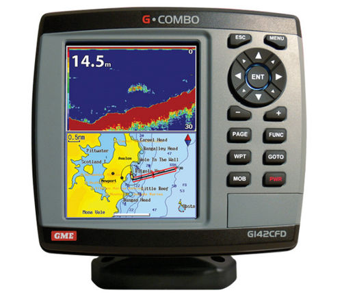 Instrumento multifuncional combinado GPS - G142CFD - GME electrophones - marino plotter / sonda de pesca / para barco