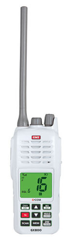 Radio marina - GX800  - GME electrophones - portátil / VHF / IP67