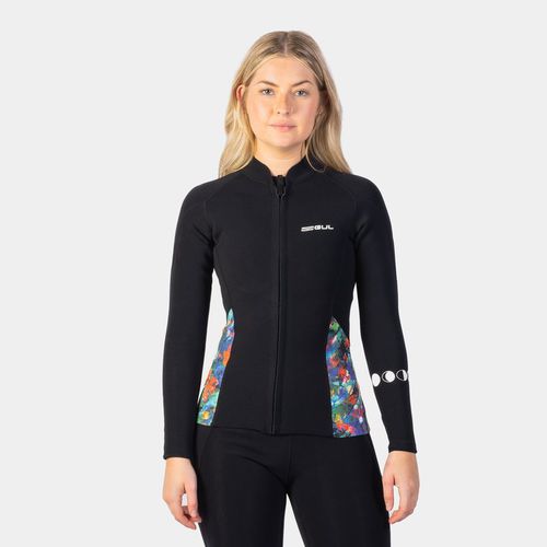 Chaqueta stand-up paddle board windsurf - Luna7 - Gul - para mujer / de neopreno / de manga larga