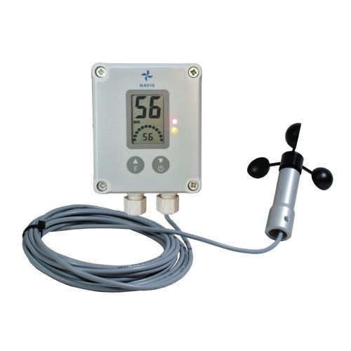 Anemómetro digital - Y211  - NAVIS elektronika - con alarma