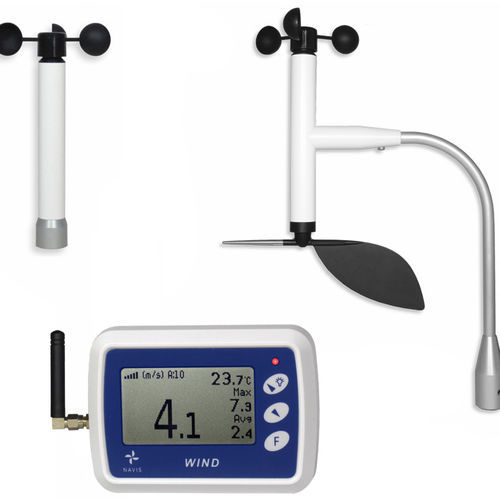 Anemómetro digital - WR5  - NAVIS elektronika - sin cable / con alarma